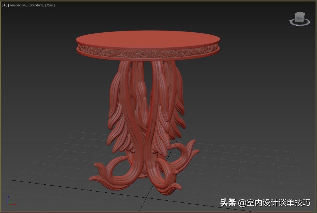 國(guó)外效果圖大神繪制3dmax雕花模型，10秒鐘搞定，你敢信？