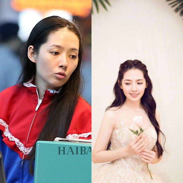 10位素顏女星前后對比，哪位才是你素顏女神。