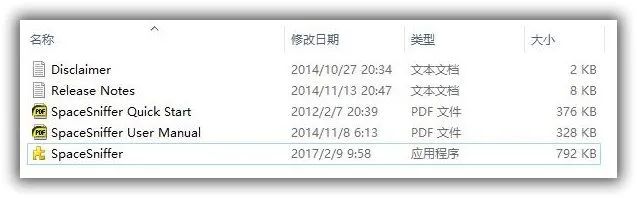 電腦空間管理神器:SpaceSniffer