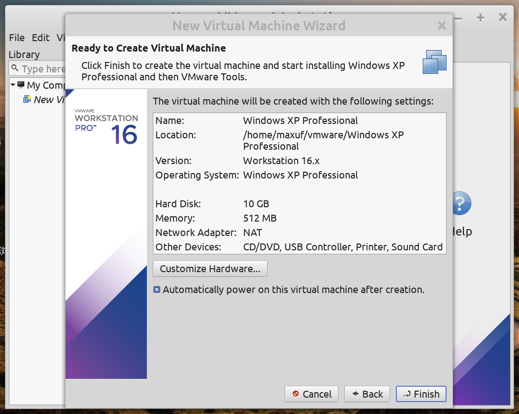 VMware Workstation Linux的安裝與缷載