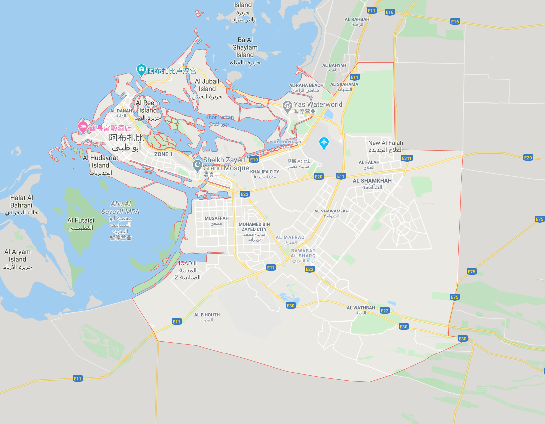 阿聯(lián)酋首都阿布扎比：不是全國(guó)最大城市，卻是沙漠國(guó)家的海島城市