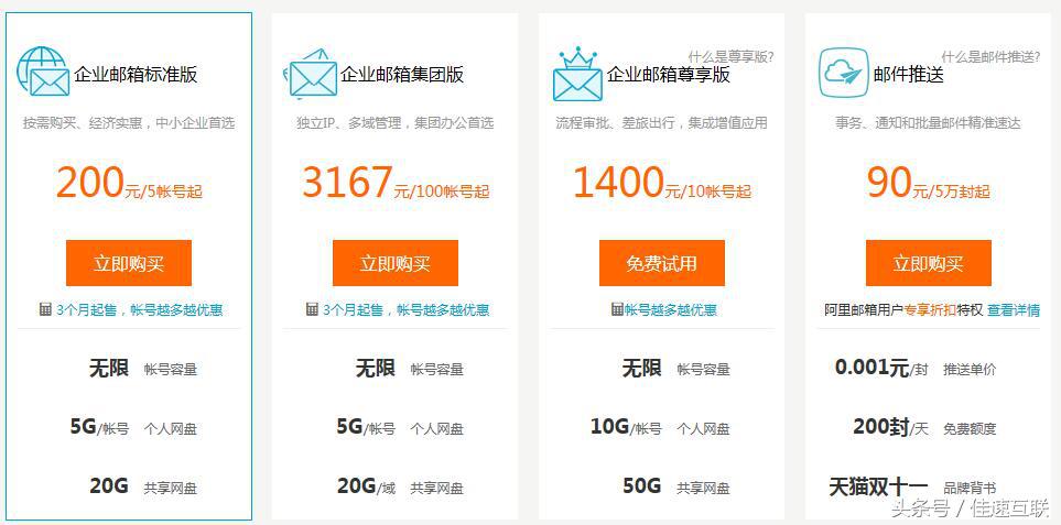 騰訊企業(yè)郵箱和阿里企業(yè)郵箱我們該怎么選擇合適？