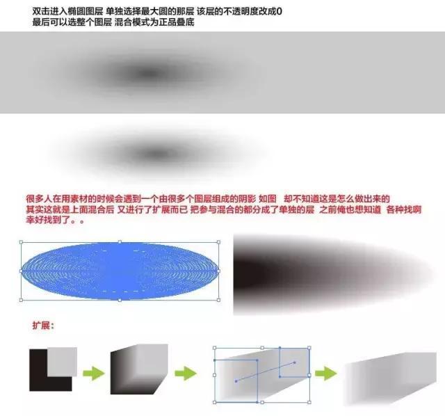 用AI制做陰影投影