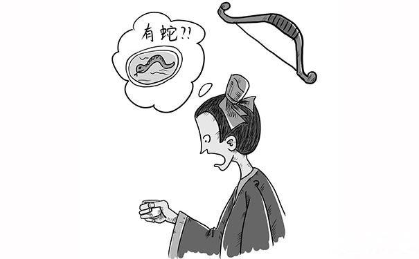 古代成語杯弓蛇影講的是什么樣的故事？