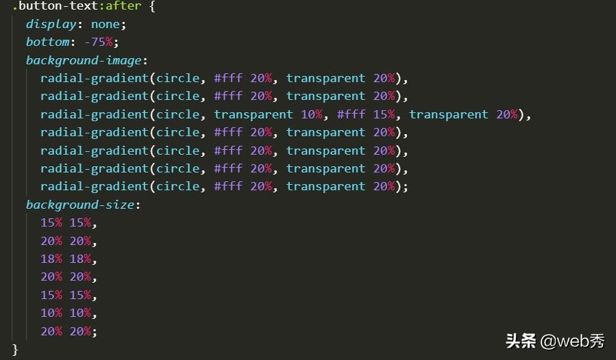 CSS3中用background-image實(shí)現(xiàn)粒子動畫效果