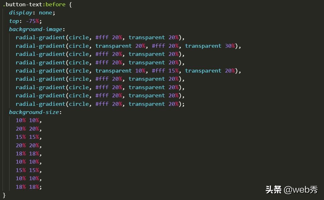 CSS3中用background-image實(shí)現(xiàn)粒子動畫效果