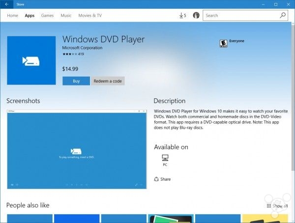 Windows 10黑歷史DVD播放器:用戶邊罵邊買