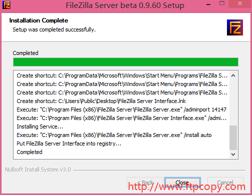 FileZilla Server圖文安裝教程