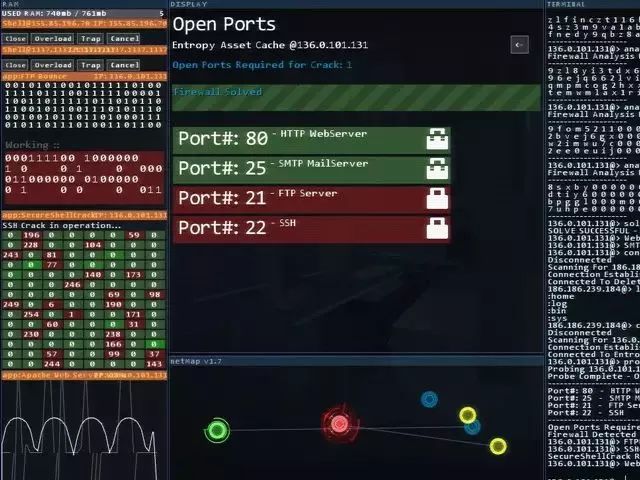 無(wú)美術(shù)、銷量百萬(wàn)套！黑客模擬器《Hacknet》為何是神作？