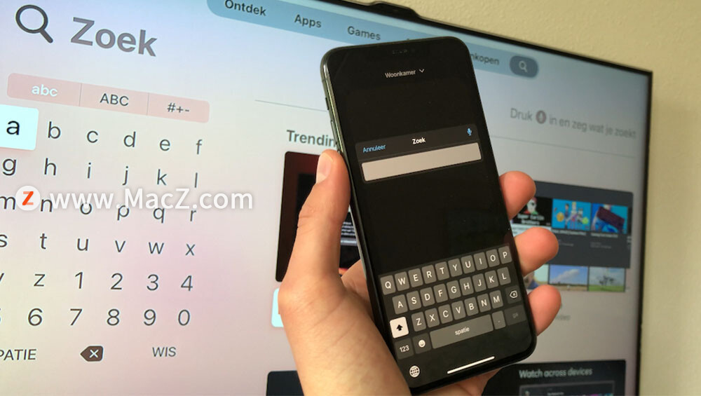 如何使用 iPhone 或 iPad 在 Apple TV 上輸入文本？