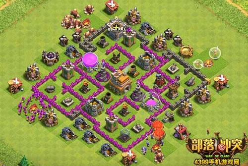 部落沖突7本最佳布陣2017 COC2017最新七本神陣推薦