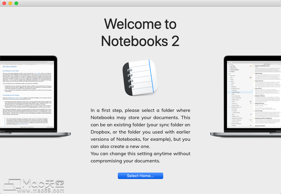 推薦大家一款mac上的萬(wàn)能記事本(Notebooks)