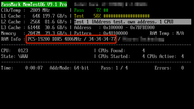 MemTest86 內(nèi)存測試軟件新增 DDR5 內(nèi)存支持