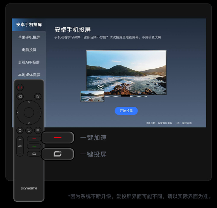 升級電視良機，創(chuàng)維65英寸電視僅2899元，配置16GB存儲