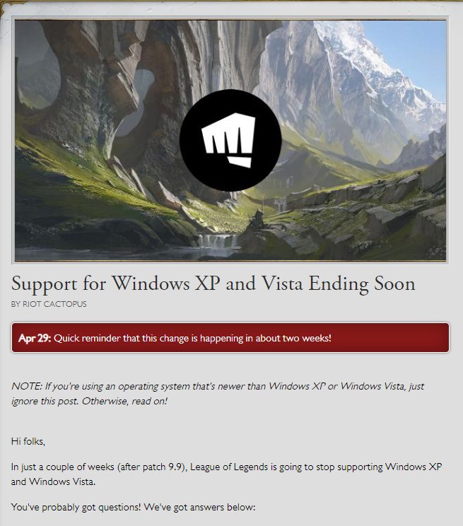 那些還在使用Windows XP的人，到底在想什么？