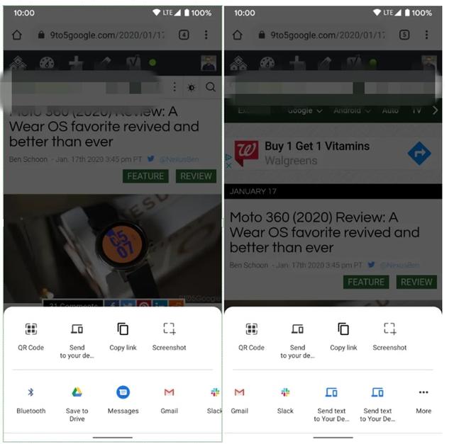 谷歌Chrome安卓版測試全新共享界面:二維碼和截圖來了